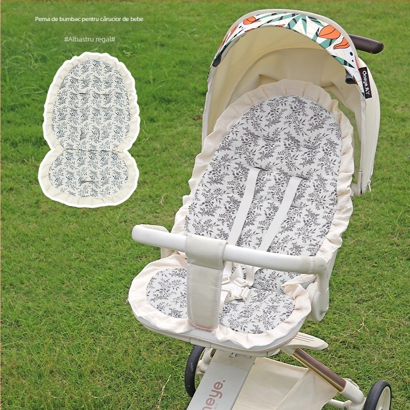 Perna de șezut pentru cărucior – pentru toate anotimpurile, fibră de bumbac, compatibil universal, Lan Feilin