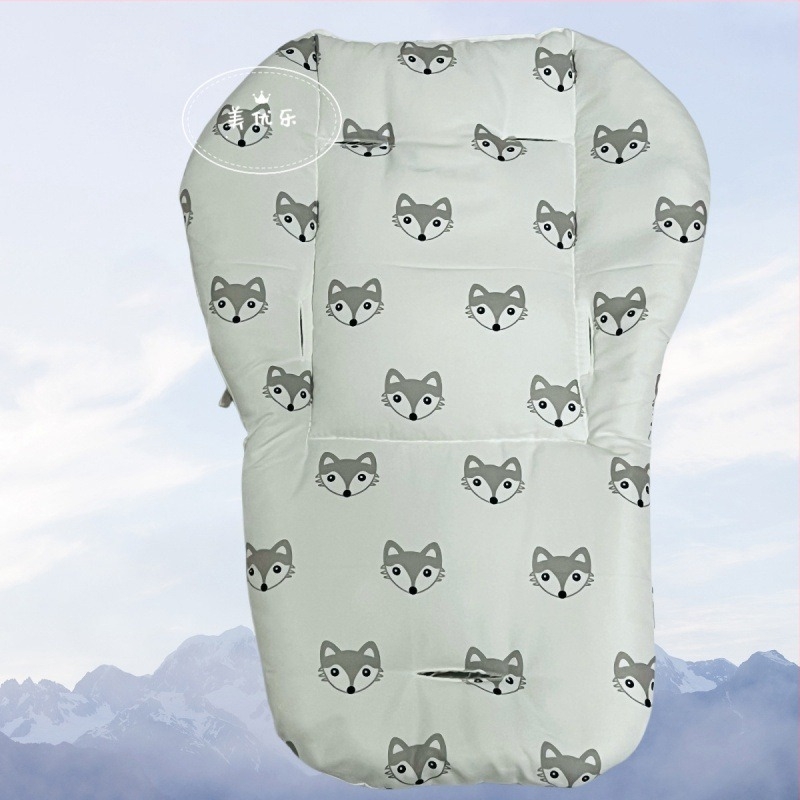 Pernă de scaun pentru cărucior, din bumbac – pentru toate sezoanele, potrivită pentru copii 0–3 ani