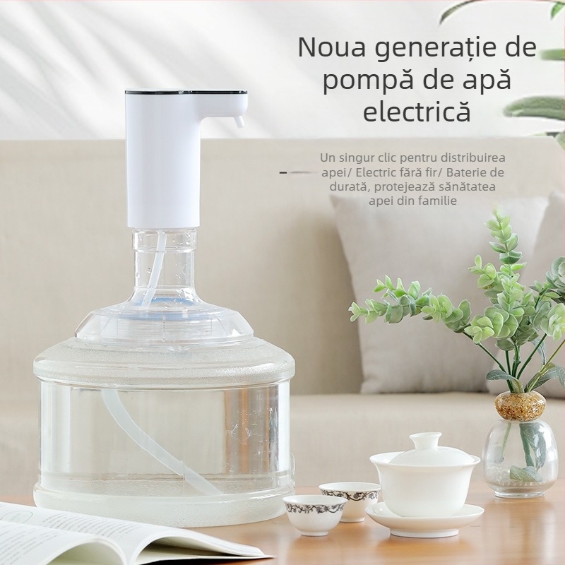 Dispenser electric pentru uz casnic, design vertical, model JZC-H, corp PP, 5V, 4W