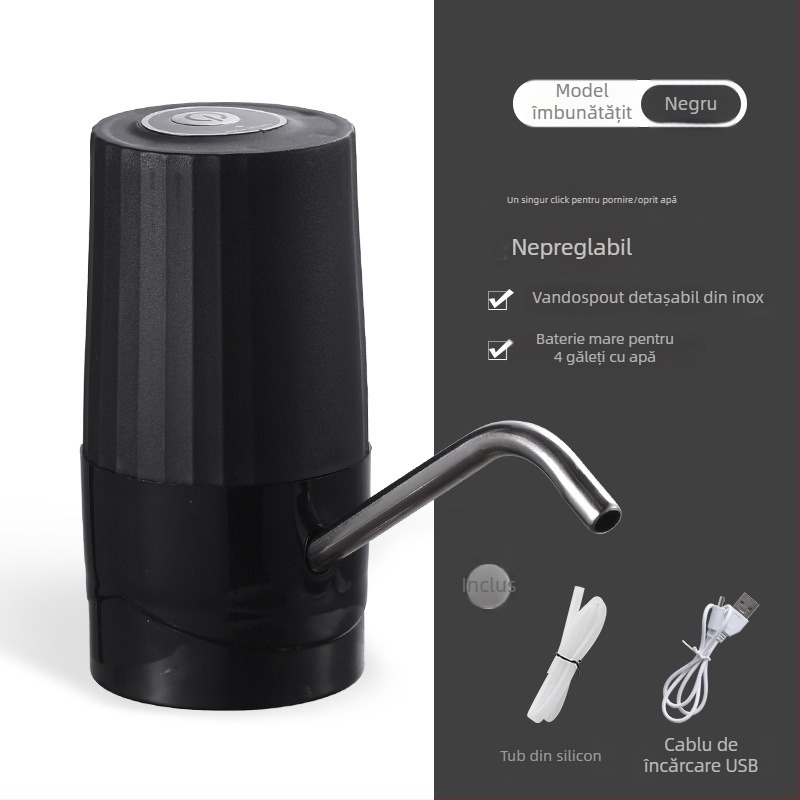 Dispenser electric pentru uz casnic, design vertical, model JZC-H, corp PP, 5V, 4W