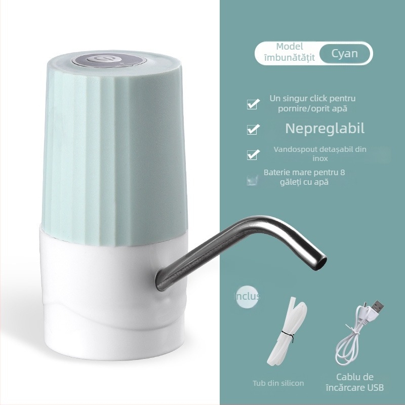 Dispenser electric pentru uz casnic, design vertical, model JZC-H, corp PP, 5V, 4W