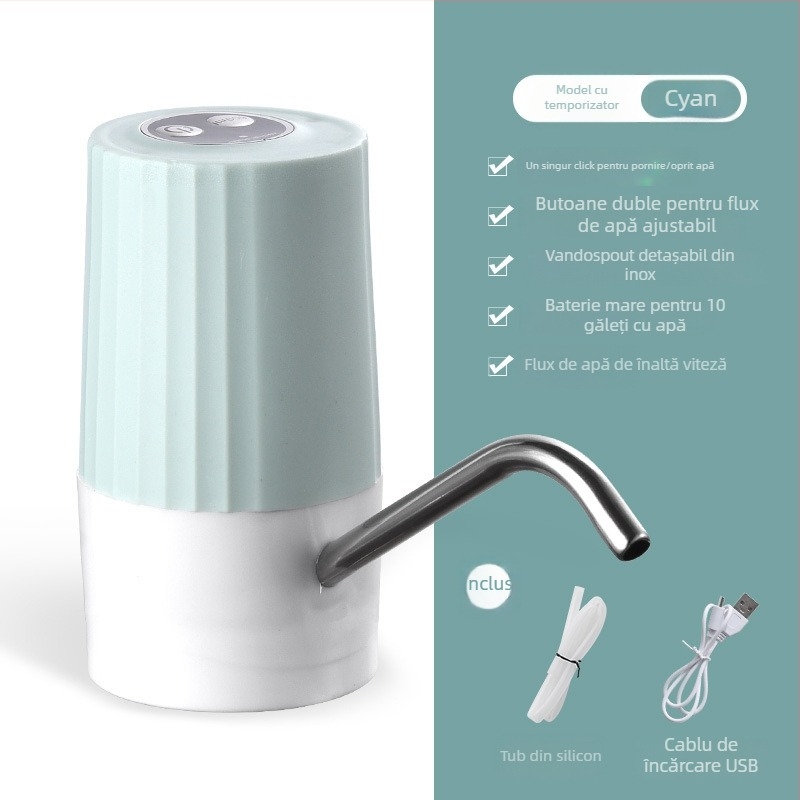 Dispenser electric pentru uz casnic, design vertical, model JZC-H, corp PP, 5V, 4W