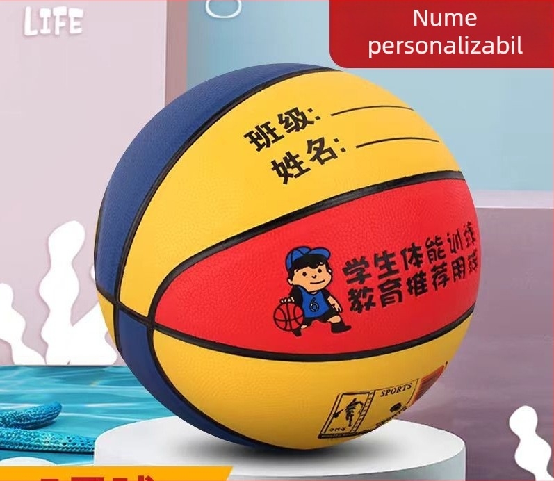 Set baschet TPU/PU, No.4/No.5, LOGO imprimat, personalizare disponibilă, exclusiv pentru copii