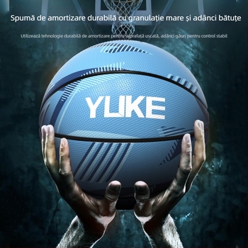 Minge de baschet pentru antrenament – din cauciuc, marca Yuke, origine Zhejiang, potrivită pentru baschet și volei