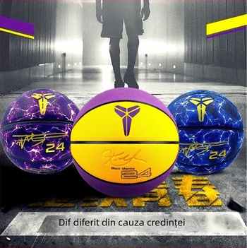 Basketball Waitexing, piele moale, elasticitate înaltă, rezistență la uzură, pentru interior/exterior, pentru elevi de gimnaziu și adulți.
