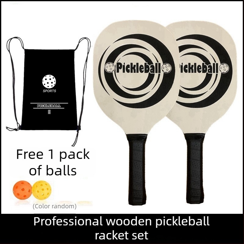 Pala pickleball - miez din plop, gumă Long-glue, lovitura orizontală, prelucrare personalizată, logo imprimat