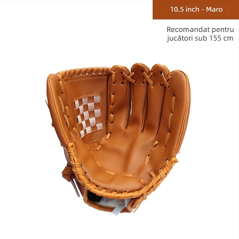 Mănuși de baseball din PU imitație piele pentru copii, logo personalizabil