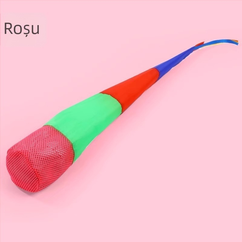 Joc senzorial exterior: set pentru aruncarea pungilor cu nisip și mingi moi cu panglici, din material textil, pentru copii 4–6 ani