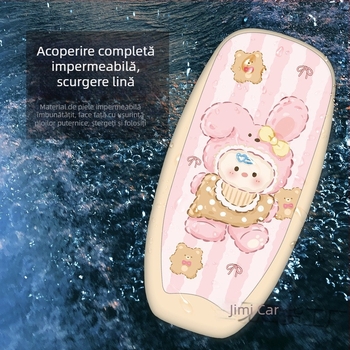 Husă de scaun pentru vehicul electric; material mătase; umplutură din bumbac; pentru utilizare în vară; fără personalizare.