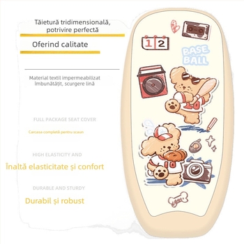 Husă de scaun pentru vehicul electric; material mătase; umplutură din bumbac; pentru utilizare în vară; fără personalizare.