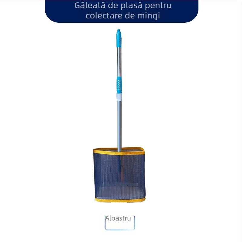 Dispozitiv pentru adunarea mingilor de ping-pong, braț telescopic, unghi reglabil, aliaj de aluminiu, coș plasă