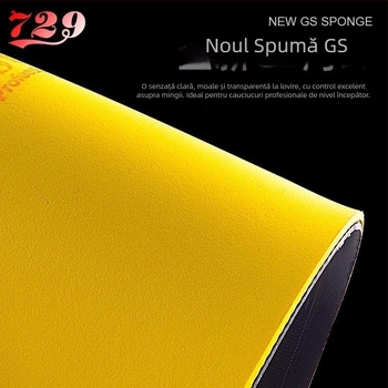 Guma pentru paleta de ping-pong – Brand 729, Număr produs GS Training Set, Tip gumă: Anti-Rubber, Specificație: Single Piece, Scop: Tenis de masă
