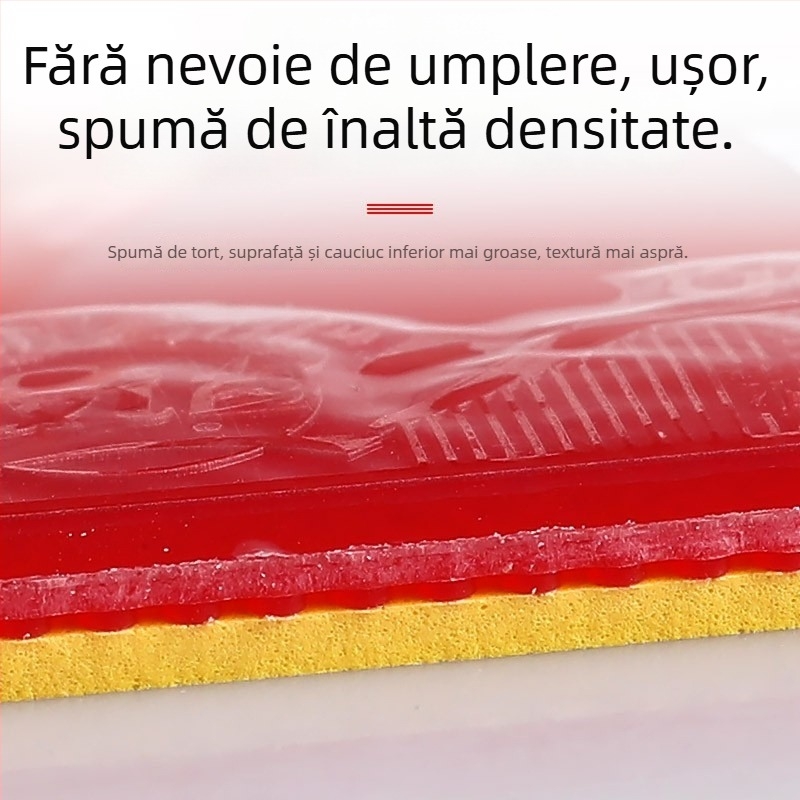 Guma pentru paleta de ping-pong – Brand 729, Număr produs GS Training Set, Tip gumă: Anti-Rubber, Specificație: Single Piece, Scop: Tenis de masă