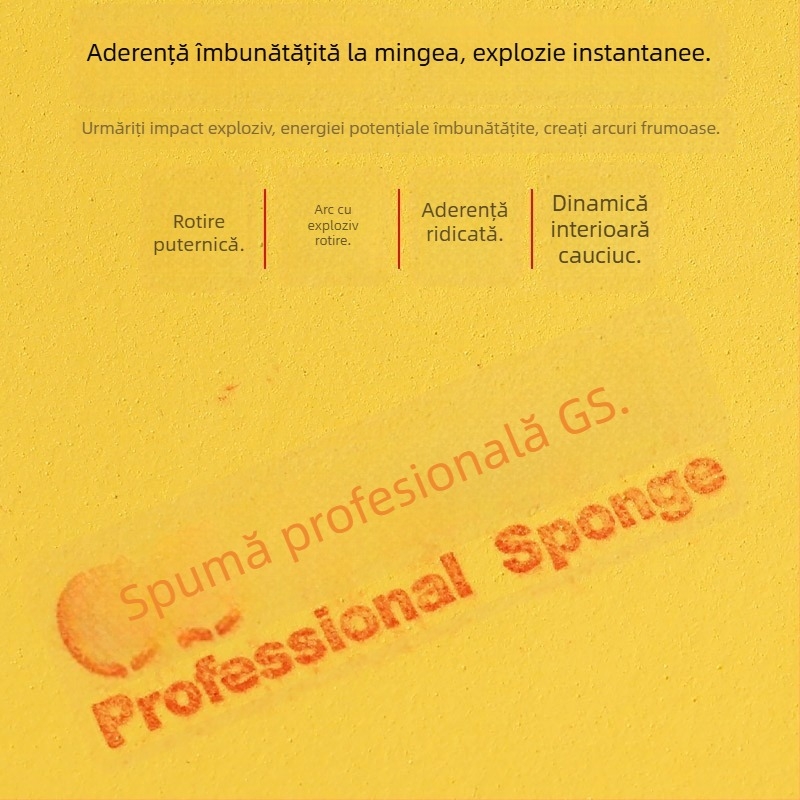 Guma pentru paleta de ping-pong – Brand 729, Număr produs GS Training Set, Tip gumă: Anti-Rubber, Specificație: Single Piece, Scop: Tenis de masă