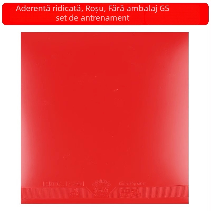 Guma pentru paleta de ping-pong – Brand 729, Număr produs GS Training Set, Tip gumă: Anti-Rubber, Specificație: Single Piece, Scop: Tenis de masă