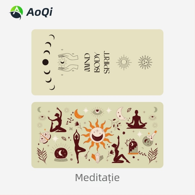 Prosop de yoga personalizat, absorbant la transpirație și antiderapant, microfibră ultrafină, 200 g, uscare rapidă, opțiune imprimare logo