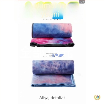 Prosop de yoga pentru covoraș, antiderapant, pliabil, din silicon