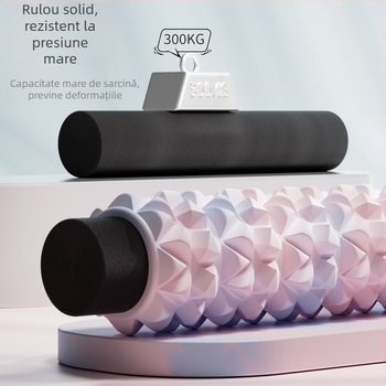 Rolă de masaj EVA din spumă — relaxare musculară, masaj pentru picioare, 540 g (solid) / 760 g (gol)