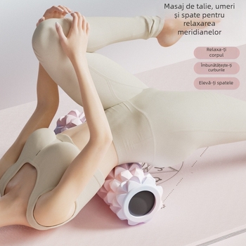 Rolă de masaj EVA din spumă — relaxare musculară, masaj pentru picioare, 540 g (solid) / 760 g (gol)