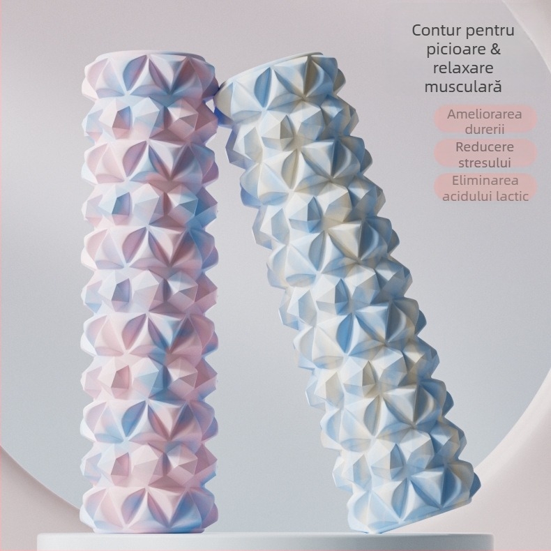 Rolă de masaj EVA din spumă — relaxare musculară, masaj pentru picioare, 540 g (solid) / 760 g (gol)