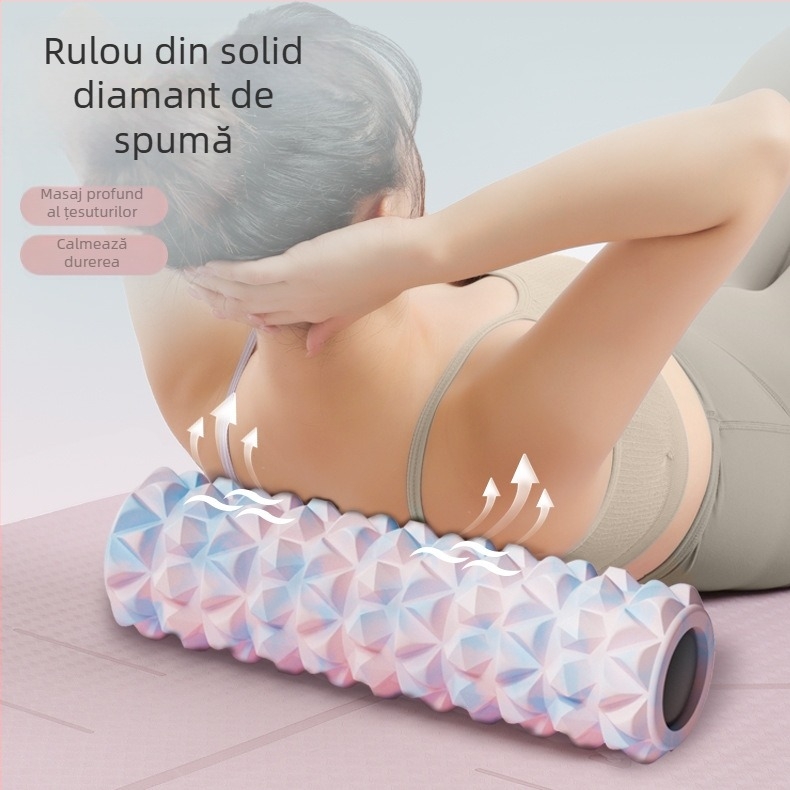 Rolă de masaj EVA din spumă — relaxare musculară, masaj pentru picioare, 540 g (solid) / 760 g (gol)