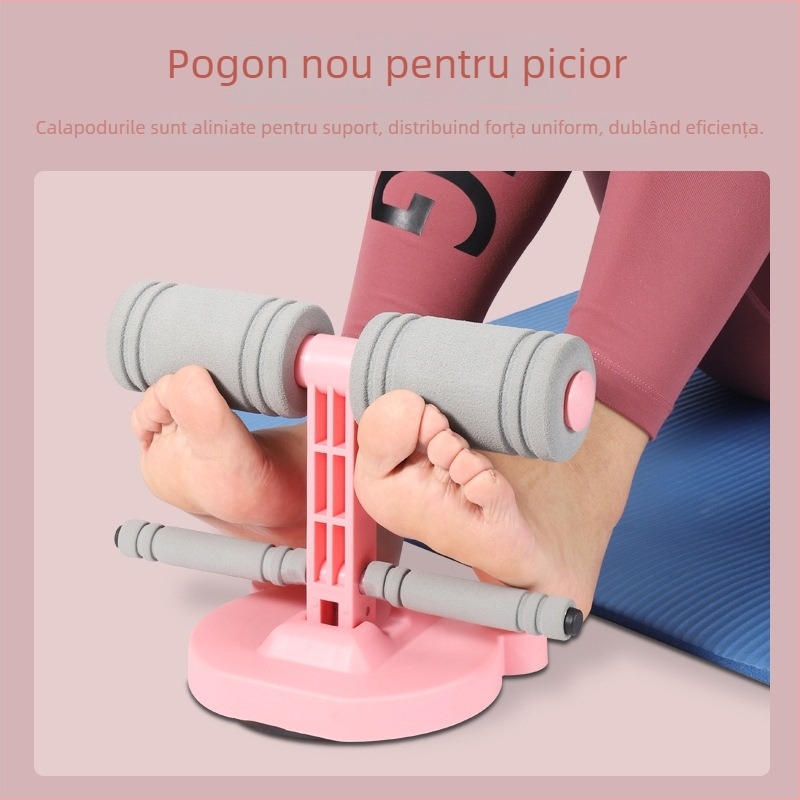Asistent de sit-up pliabil pentru acasă și birou, 440 g, Model: Sit-Up Aid, Echipament de fitness abdominal multifuncțional