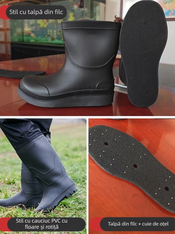 Pantaloni de pescuit din nylon impermeabili Haixiang, cu 1 buzunar, croială integrală