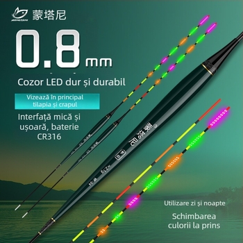 Plută LED pentru pescuit Montani — marcă privată, material compozit