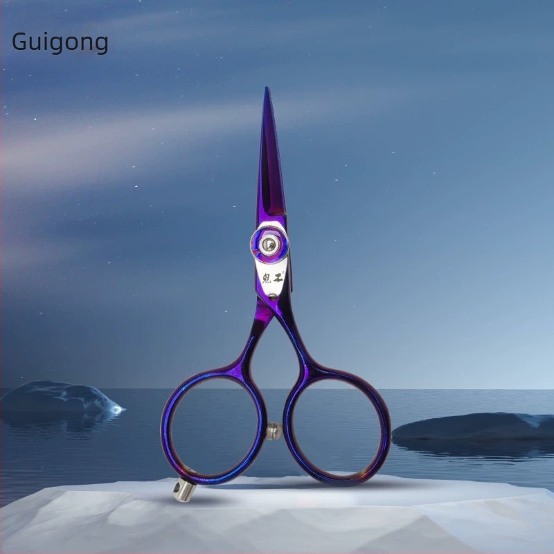 Foarfece pentru linii de pescuit, oțel inoxidabil, Anti-Pinch, pentru PE și linii împletite