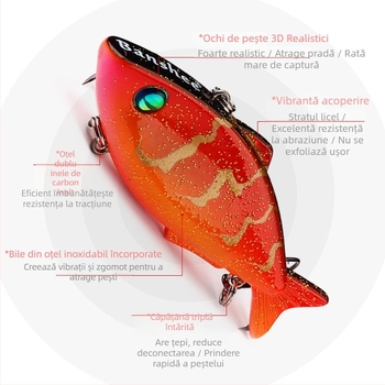 Banshee năluca submersibilă cu vibrații — material ABS, mărci private autorizate