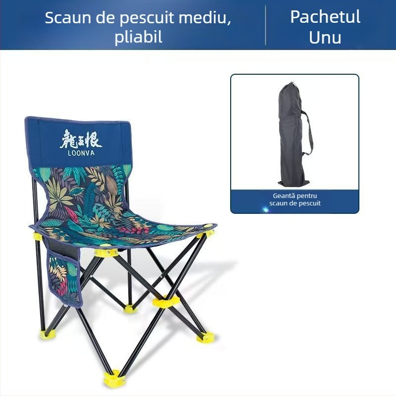 Scaun de pescuit Other, material Oxford, pliabil, scaun de exterior ușor – lansare vară 2025