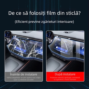 Mercedes-Benz E-Class E260L/E300L ecran central de control navigație – protecție din sticlă securizată, un singur panou, rezistent la zgârieturi, anti-amprente, rezistent la temperaturi înalte/scăzute