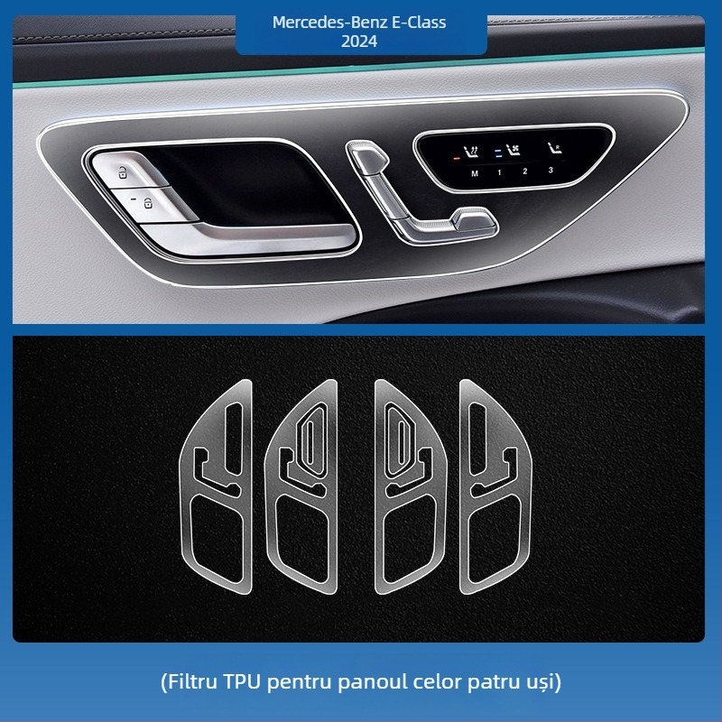 Mercedes-Benz E-Class E260L/E300L ecran central de control navigație – protecție din sticlă securizată, un singur panou, rezistent la zgârieturi, anti-amprente, rezistent la temperaturi înalte/scăzute