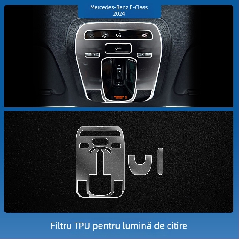 Mercedes-Benz E-Class E260L/E300L ecran central de control navigație – protecție din sticlă securizată, un singur panou, rezistent la zgârieturi, anti-amprente, rezistent la temperaturi înalte/scăzute