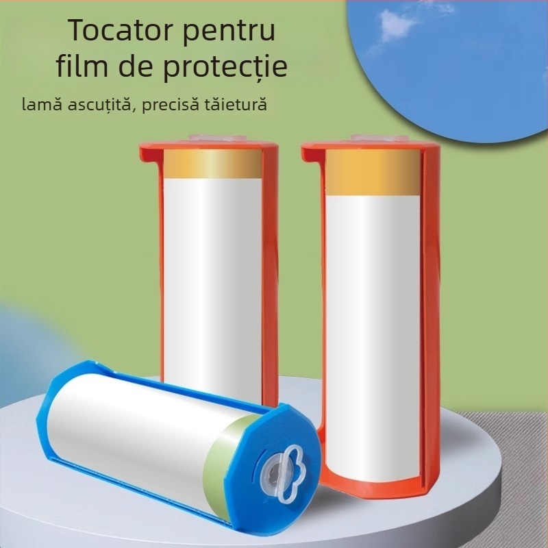Tăietor pentru film de mascare auto – seria Jinxingtai, film de mascare cu hârtie texturată și film rezistent la praf