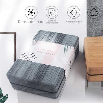 Three Brahma Bloc de yoga - POE material, 420 g, procesare personalizabilă, etichetă privată licențiată