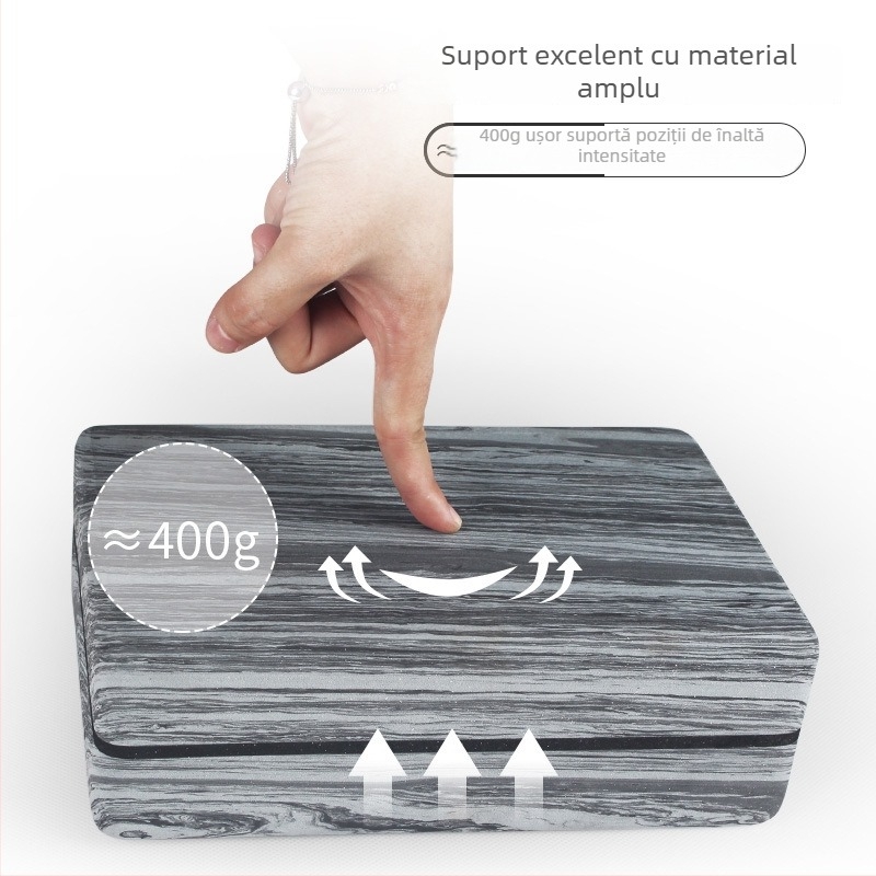 Three Brahma Bloc de yoga - POE material, 420 g, procesare personalizabilă, etichetă privată licențiată