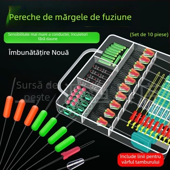 Set Space Bean din silicon pentru linia principală - pachet complet de accesorii pentru pescuit avansat