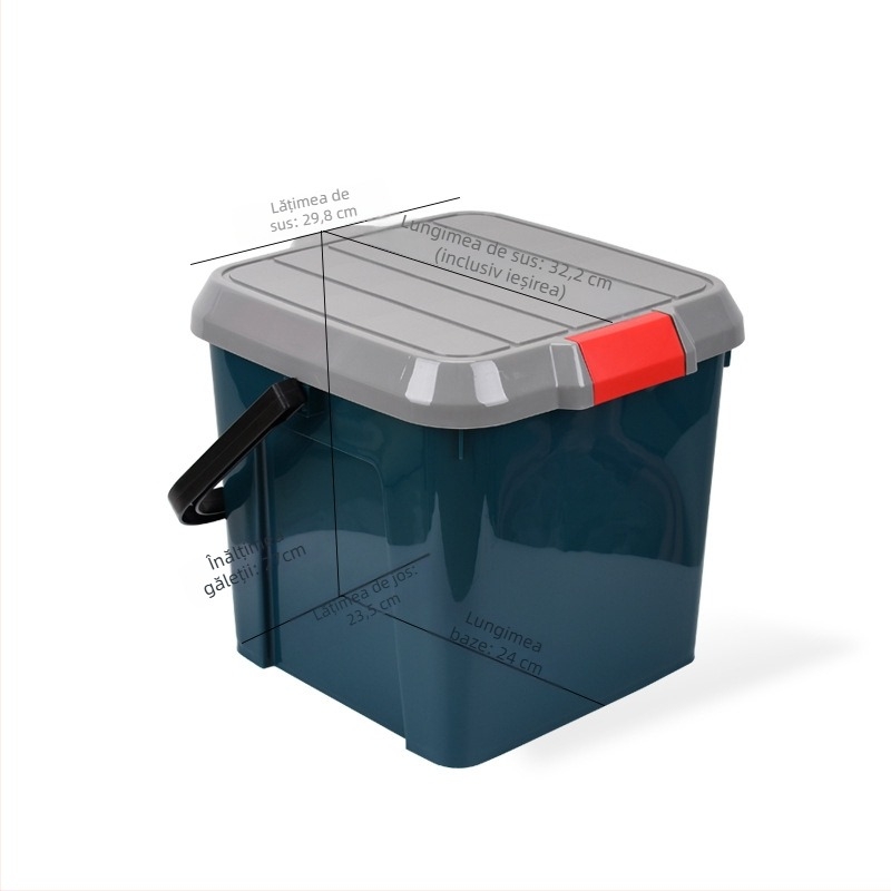 Găleată din plastic cu capac și scaun pentru pescuit, găleată de depozitare portabilă, Brand: Love Plastic Na, lansare vara 2021, greutate 1 kg