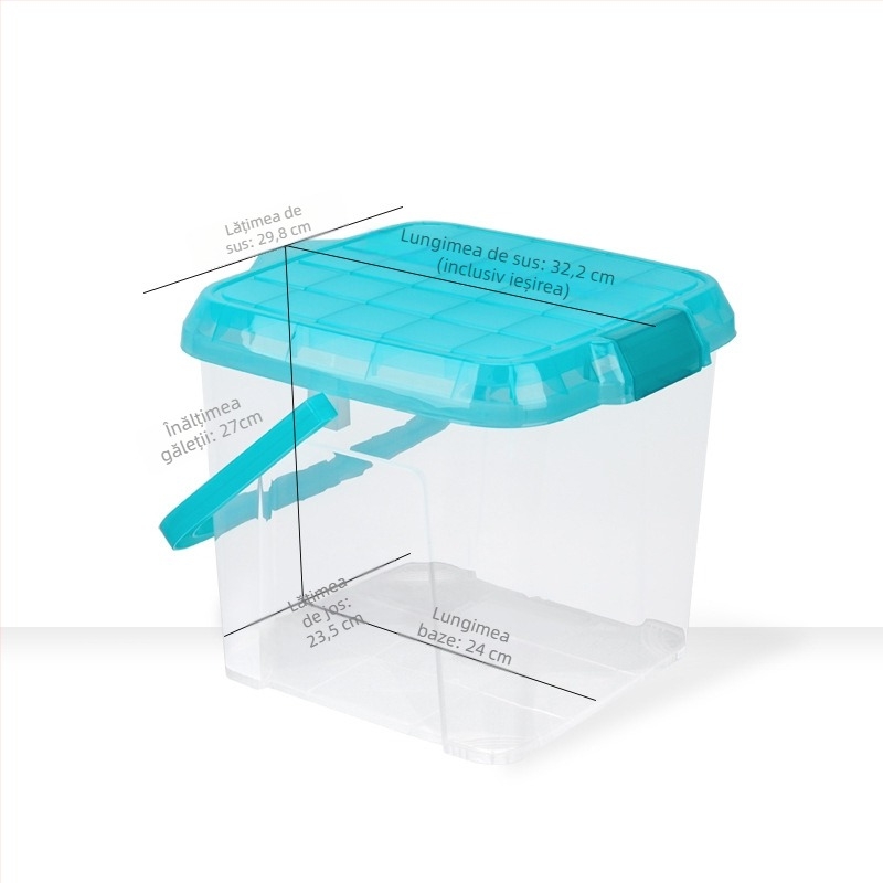 Găleată din plastic cu capac și scaun pentru pescuit, găleată de depozitare portabilă, Brand: Love Plastic Na, lansare vara 2021, greutate 1 kg