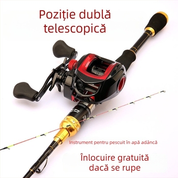 Undiță de pescuit pentru plută de pod, din aliaj de titan și plumb