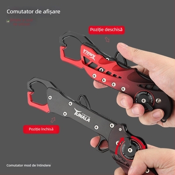 Tunala Clește de pescuit din aliaj de aluminiu, pliabil, multifuncțional, set