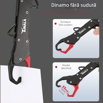 Tunala Clește de pescuit din aliaj de aluminiu, pliabil, multifuncțional, set