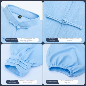 Set Tai Chi pentru antrenament – Unisex, Adulți, Primăvară-Vară-Toamnă, Material principal 95% poliester, Căptușeală 100% poliester, Material: amestec fibre chimice