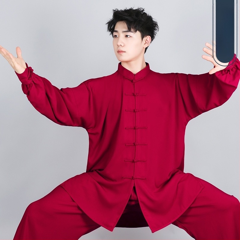 Set Tai Chi pentru antrenament – Unisex, Adulți, Primăvară-Vară-Toamnă, Material principal 95% poliester, Căptușeală 100% poliester, Material: amestec fibre chimice