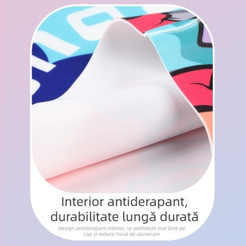 Yingfa șapcă de înot pentru copii din silicon, cu imprimeu desen animat, impermeabilă