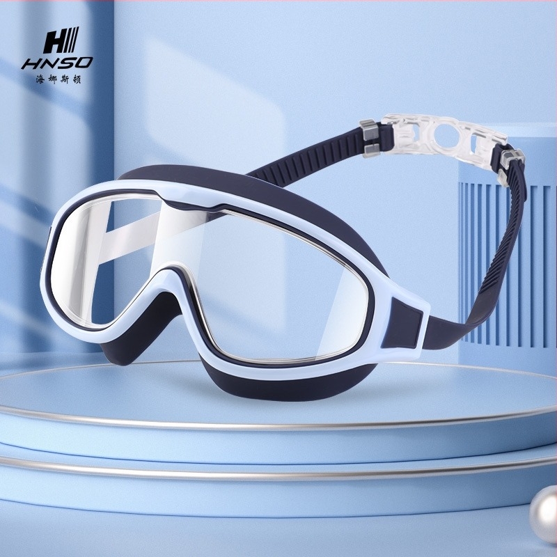 Ochelari de înot pentru adulți, cu lentile PC anti-ceață