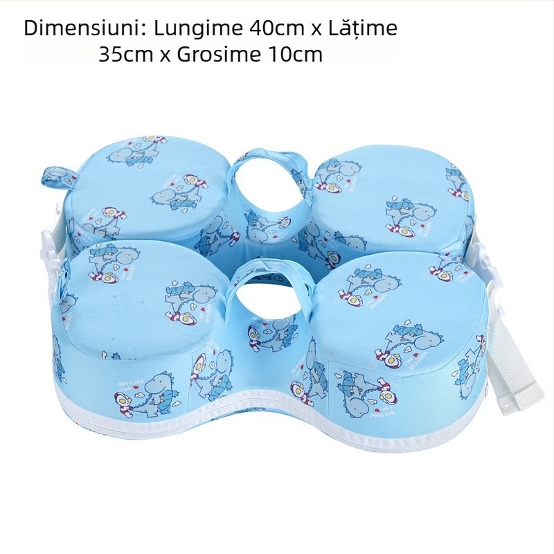 Inel de înot gonflabil pentru copii, PVC ecologic, grosime PVC 13, model imprimat