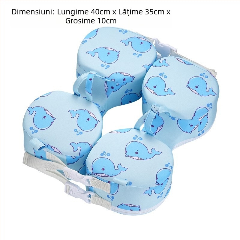 Inel de înot gonflabil pentru copii, PVC ecologic, grosime PVC 13, model imprimat