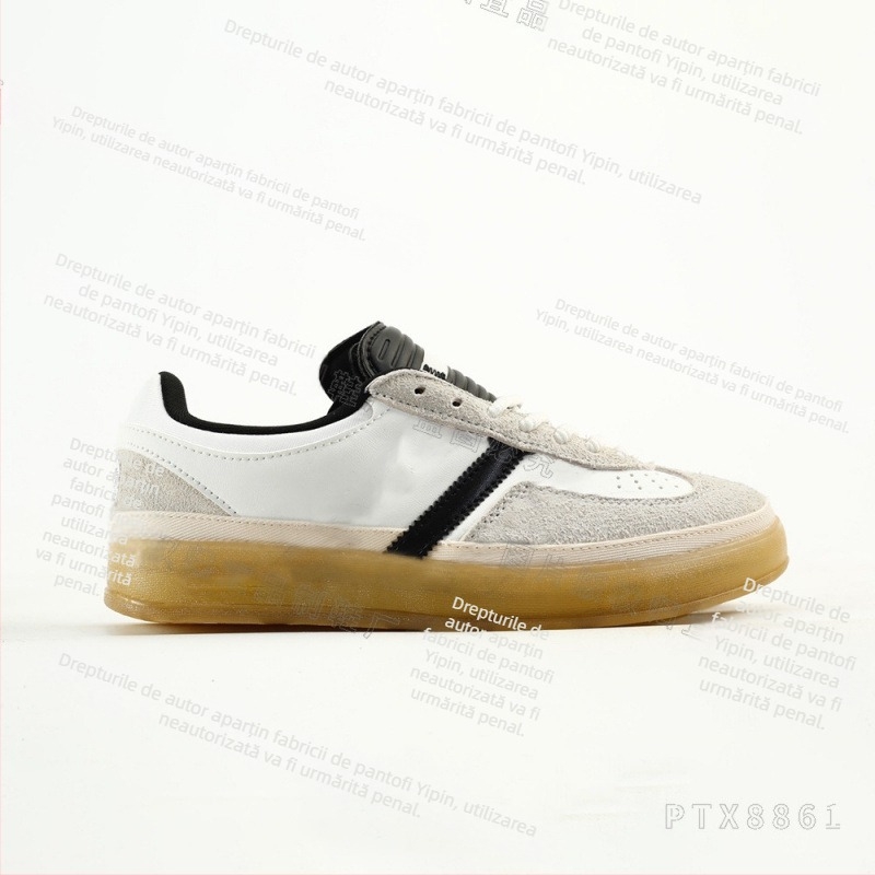 Sneakers casual unisex, partea superioară din piele de vită de primă calitate, talpă din cauciuc, șireturi, stil zilnic casual